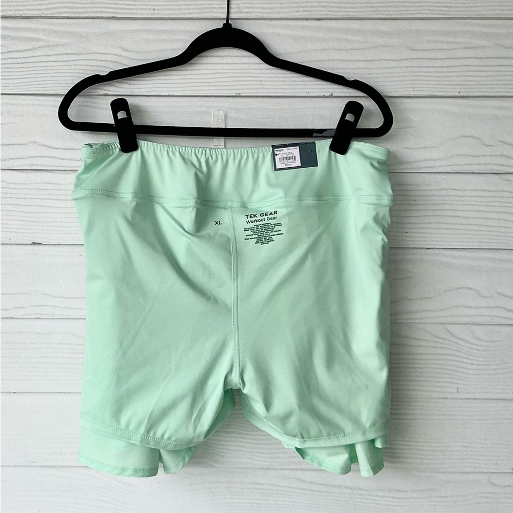 NEW Tek Gear Mint Green Skater Athletic Skirt/Skort - Picture 9 of 10